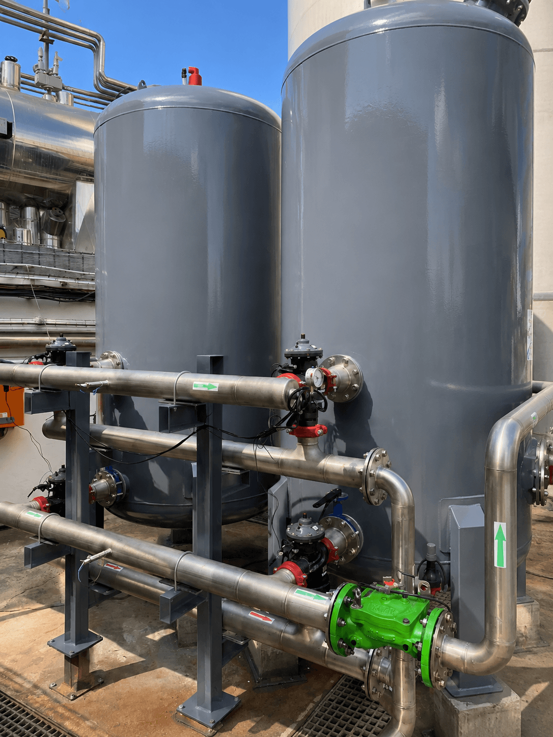 IWS Twin Filtration Vessels